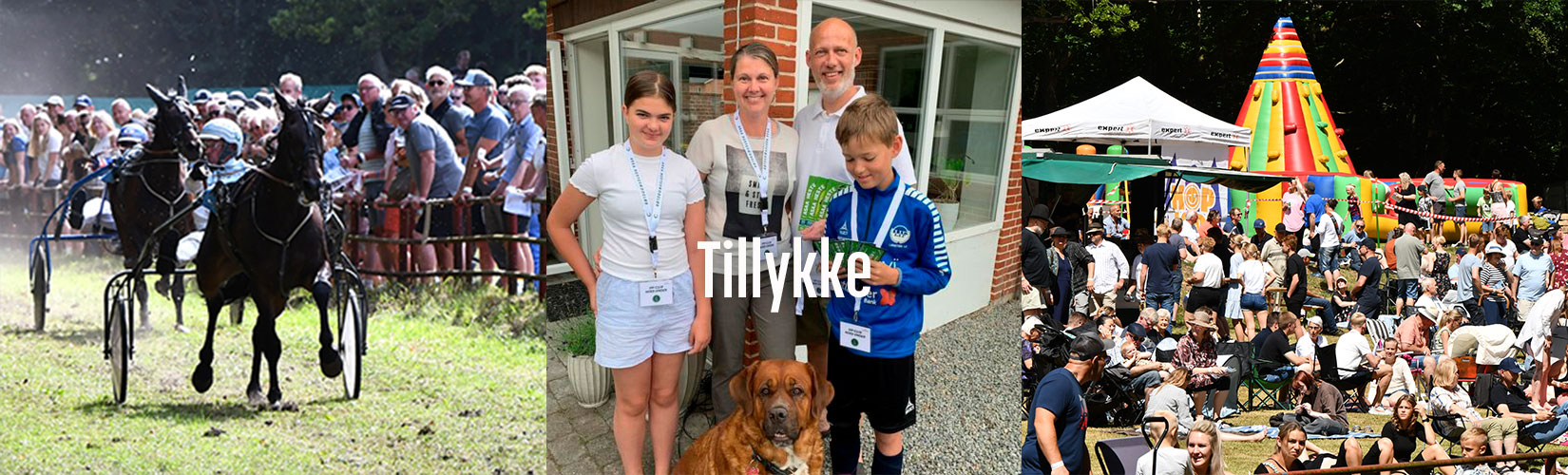 Familie skal til hestevæddeløb