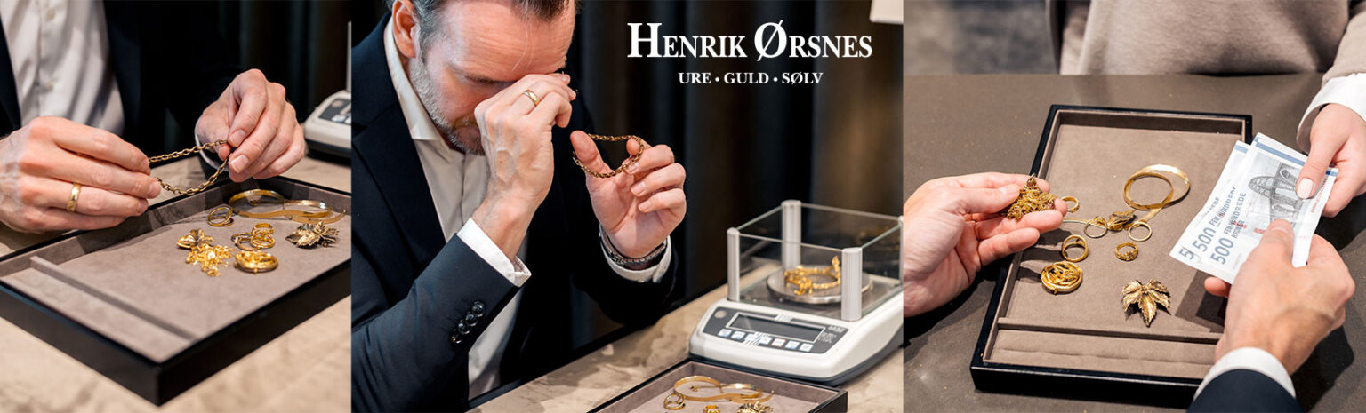 Henrik Ørsnes Ure-Guld-Sølv: Sælg dit guld og få gavebevis på 500 kr. oveni prisen