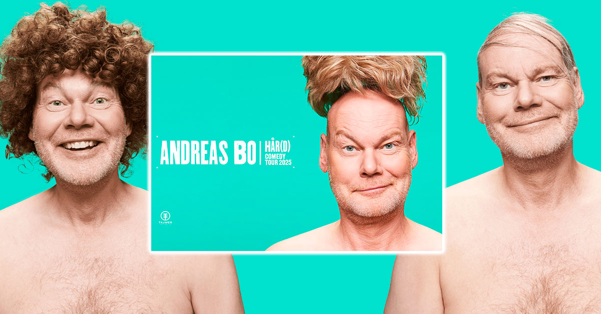 Vind 2 Billetter til Andreas Bo – HÅR(D)