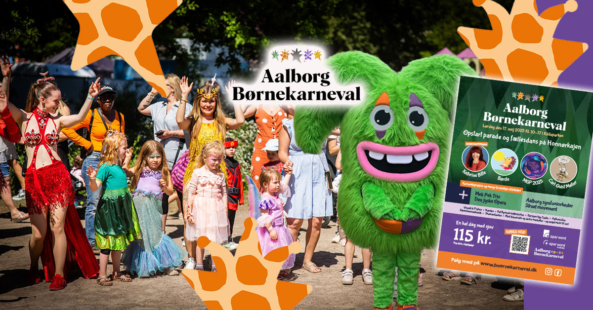 SPAR 100 kr.+ få gratis sodavand: Aalborg Børnekarneval 2025