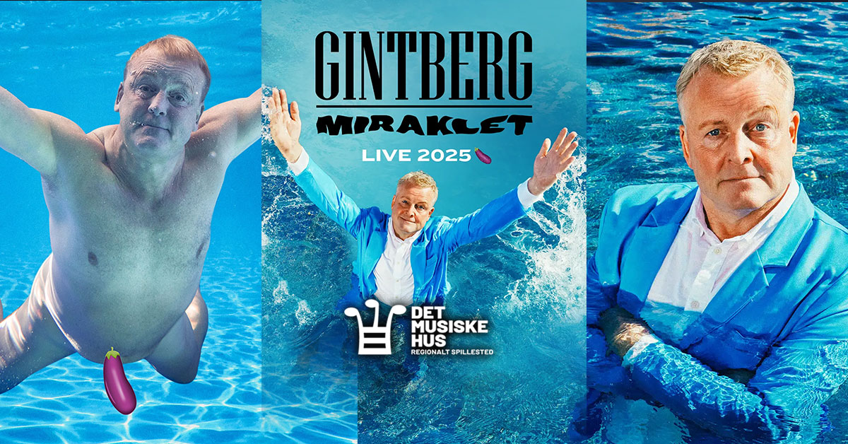 Vind 2 Billetter til Jan Gintberg – Miraklet – EKSTRA SHOW