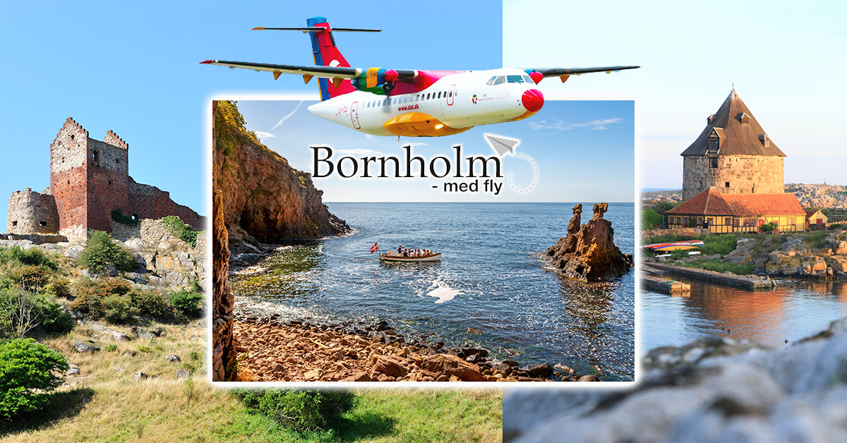 SPAR op til 500 kr: Bornholm med fly