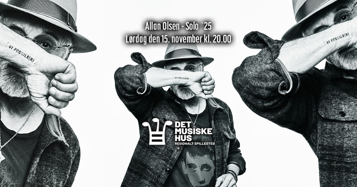 Vind 2 billetter til Allan Olsens “VI FOSSILE(R)?” i Arena Nord