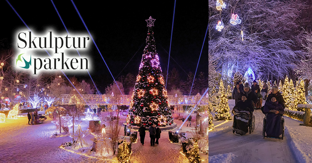 Vind 2 billetter til Magisk Jul i Skulpturparken