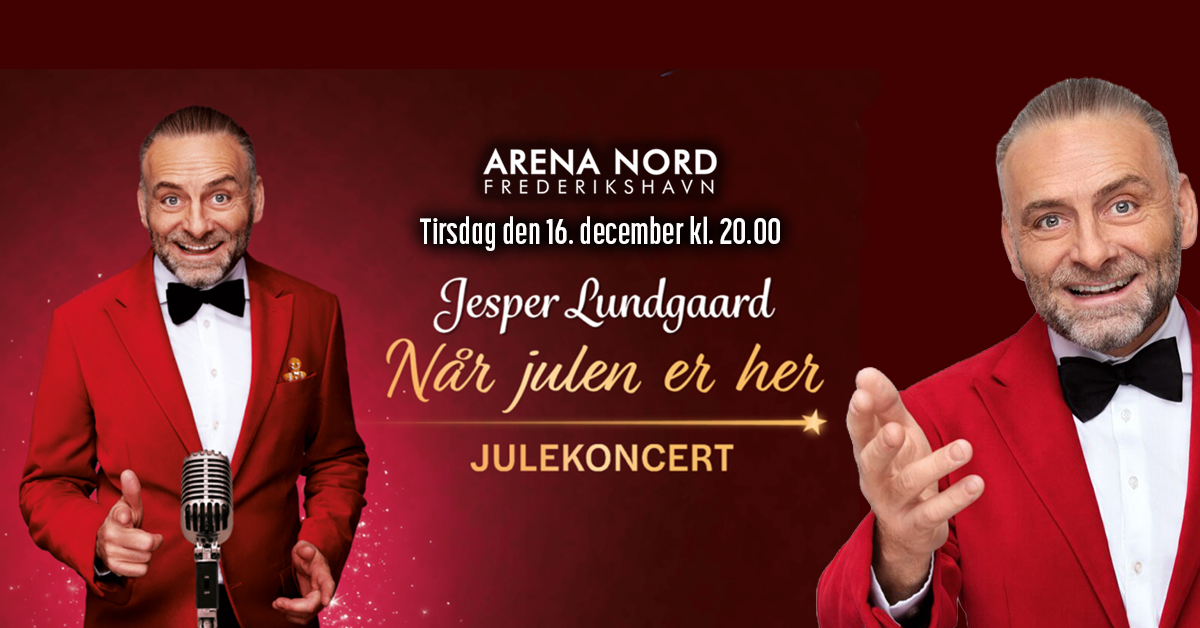 Vind 4 billetter til Jesper Lundgaard Julekoncert i Arena Nord